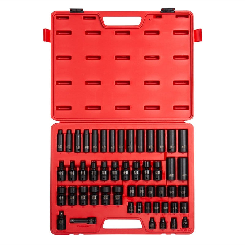 Sunex 3351 3/8" Drive 51 Piece Metric Impact Socket Set - Pelican Power Tool