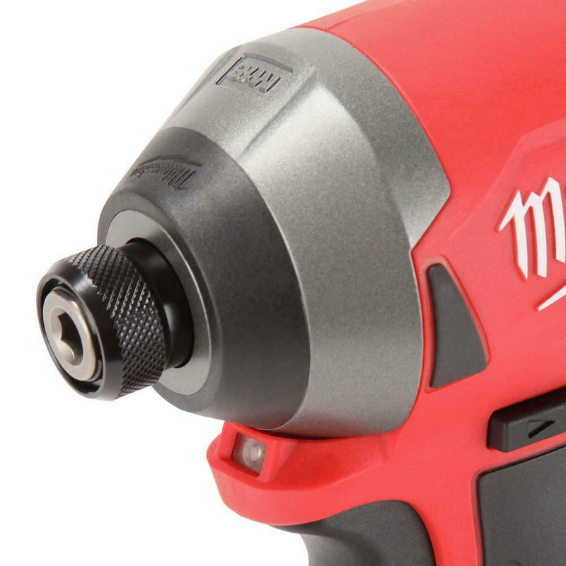 Milwaukee 2853-20 M18 Fuel Comp 1/4" Hex Imp Driver (Baretool) - Pelican Power Tool