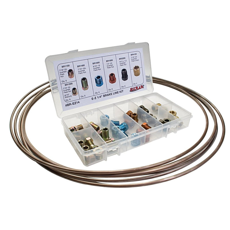 S.U.R. and R Auto Parts BR-EZ14 E-Z Brake Line Replacement Kit 1/4" - Pelican Power Tool