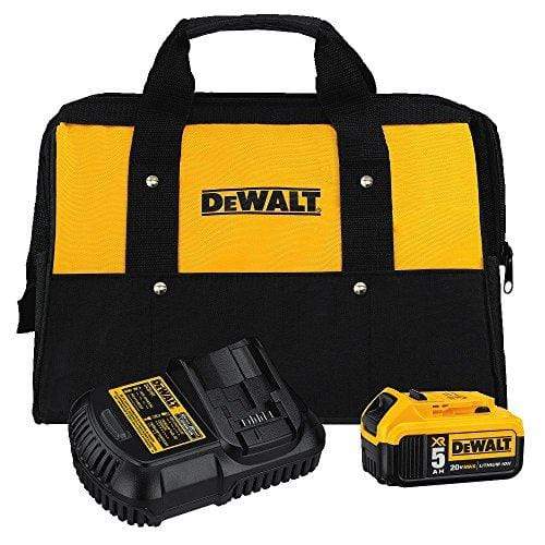 Dewalt DCB205CKP 20V Max Battery and Charger Kit With Bag, 5.0Ah (DCB205CK) - Pelican Power Tool