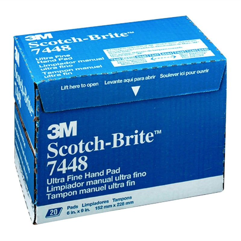 3M 7448 20Pk Pad Scotch Brite Gray Ultra Fine 20Pk - Pelican Power Tool