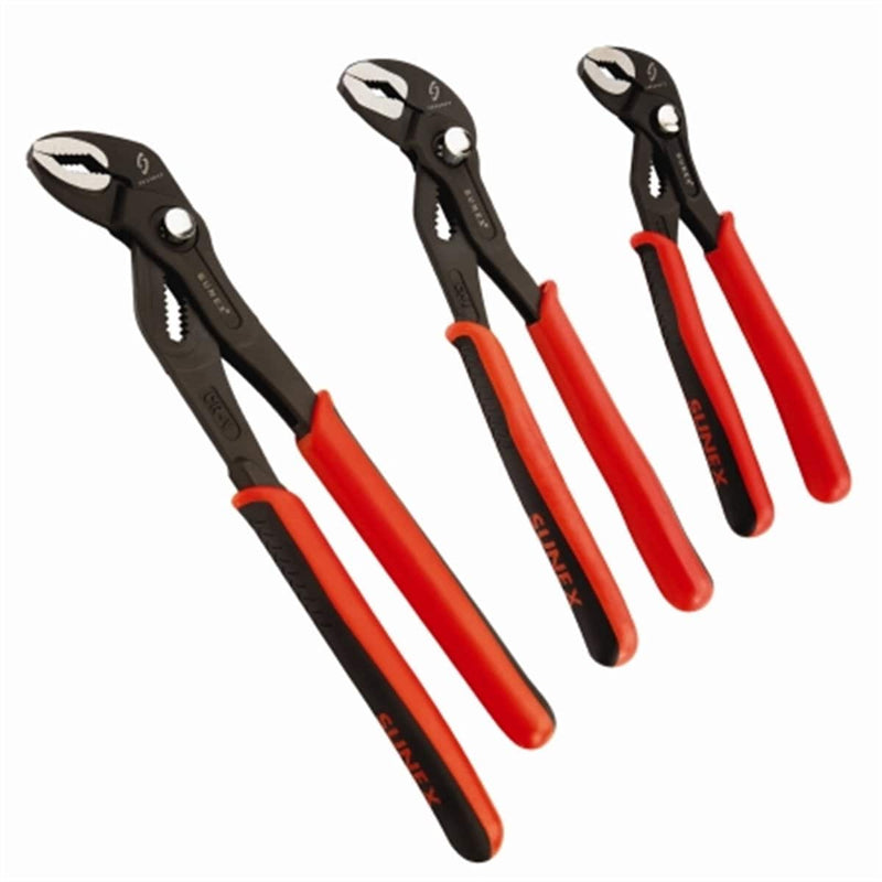 Sunex 3622V 3-Piece Push Button Water Pump Pliers - Pelican Power Tool