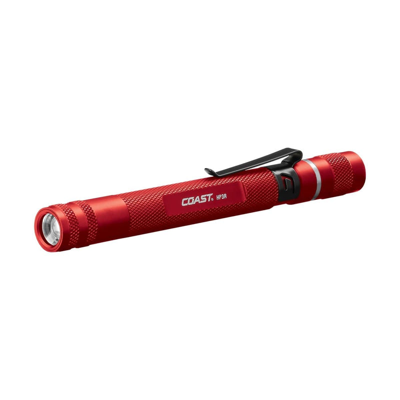 COAST Products 21517 Hp3R Rechargeable Focusing Penlight / Red Body - Pelican Power Tool