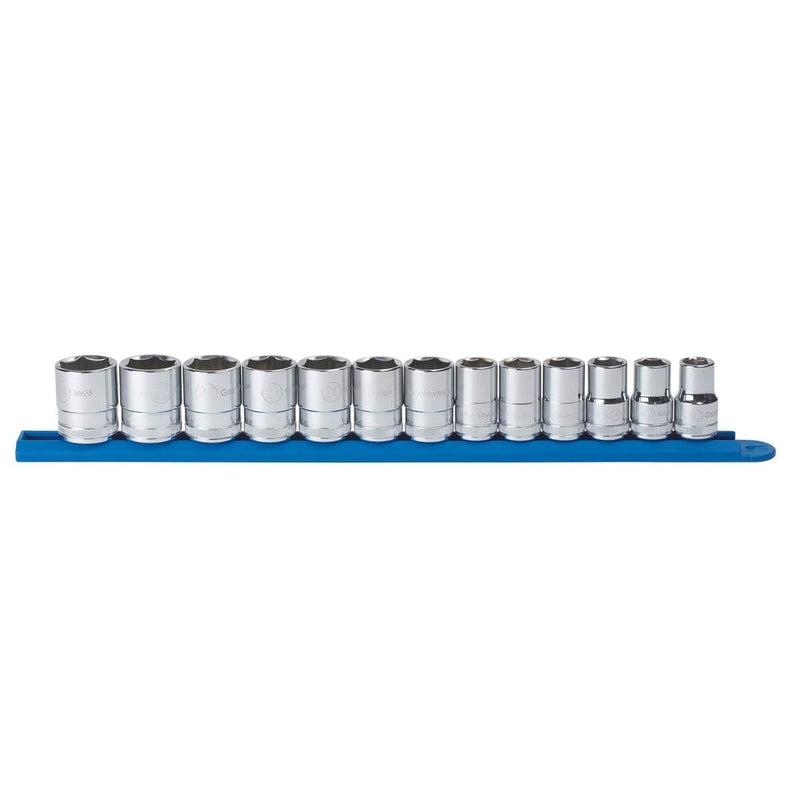 GearWrench 80702 13Pc 1/2" Drive 6Pt Metric Socket Set - Pelican Power Tool