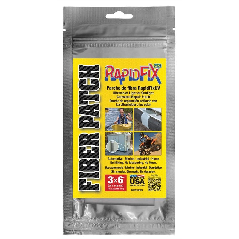 RapidFix 6121933ES Uv Fiber Patch - 3" X 6" (18 Square Inches) - Pelican Power Tool