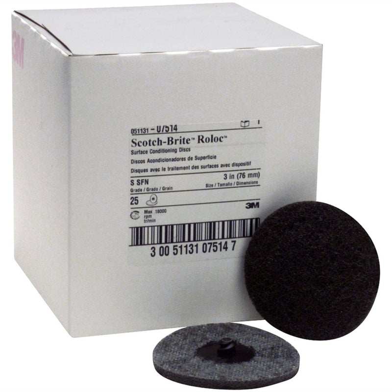 3M 7514 Disc Roloc 3 Sf 25/Bx Gray - Pelican Power Tool