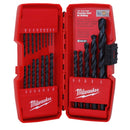 Milwaukee 48-89-2801 Thunderbolt Black Oxide Jobber Length 21-Pc Drill Bit Set In Case - Pelican Power Tool