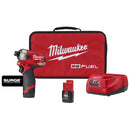 Milwaukee 2551-22 M12 Fuel Surge 1/4" Hex Hydraulic Driver 2 Batt - Pelican Power Tool