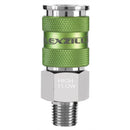 Legacy Manufacturing A53426FZ Flexzilla High Flow Coupler, 1/4 Body, 1/4 Mnpt - Pelican Power Tool