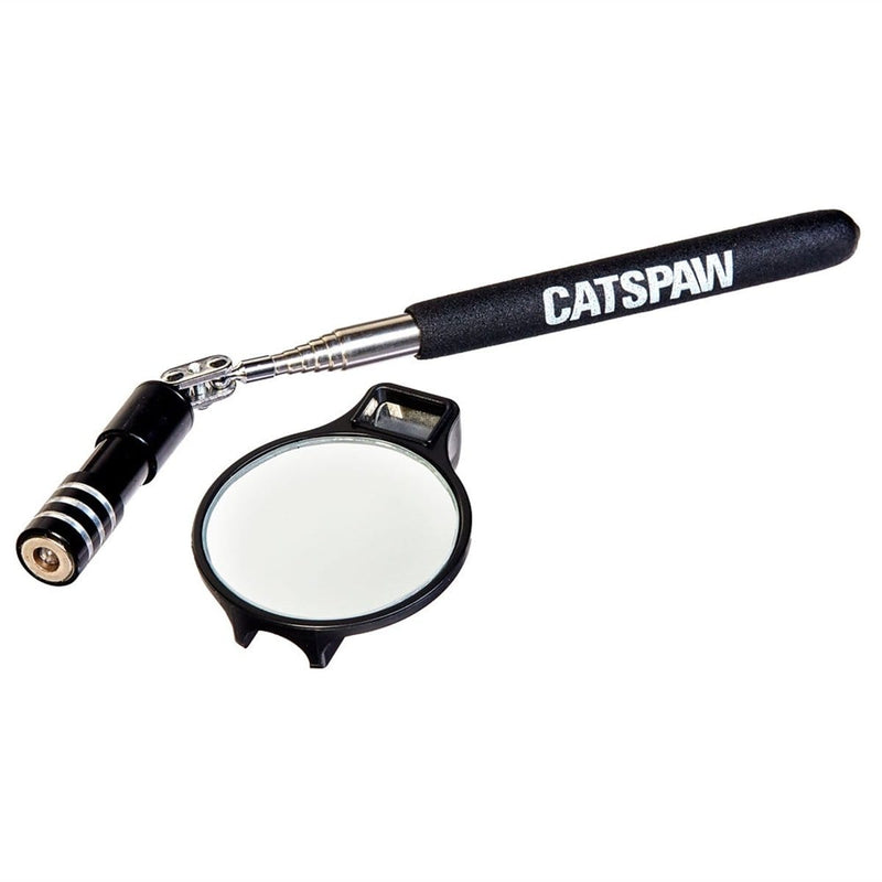 Mayhew 17955 2" Dia Lighted Inspect Mirror - Pelican Power Tool