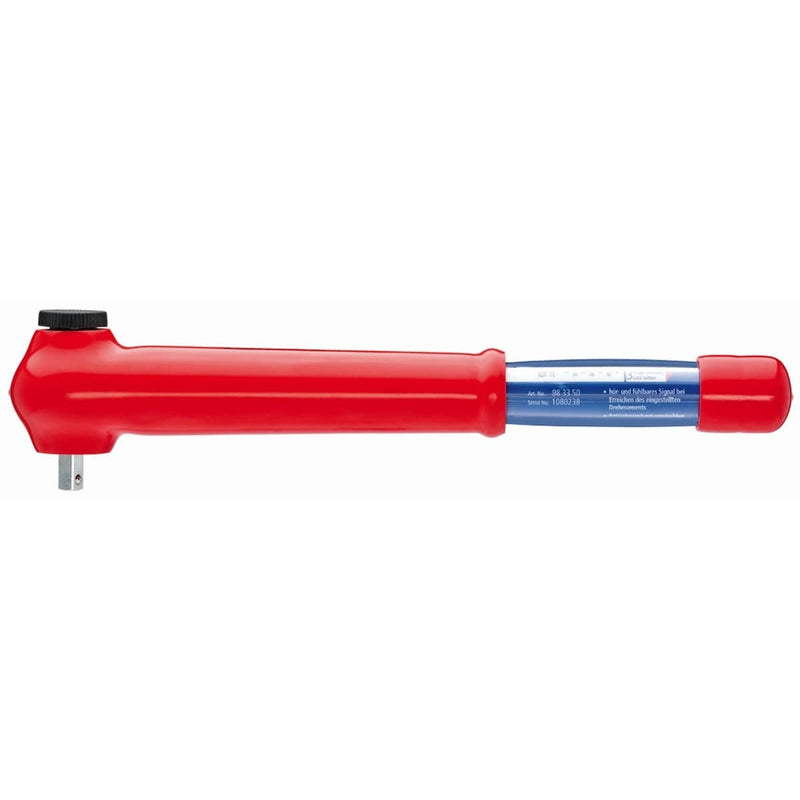 Knipex 98 33 25 Reversible Torque Wrench-1000V Insltd-3/8In Dr - Pelican Power Tool