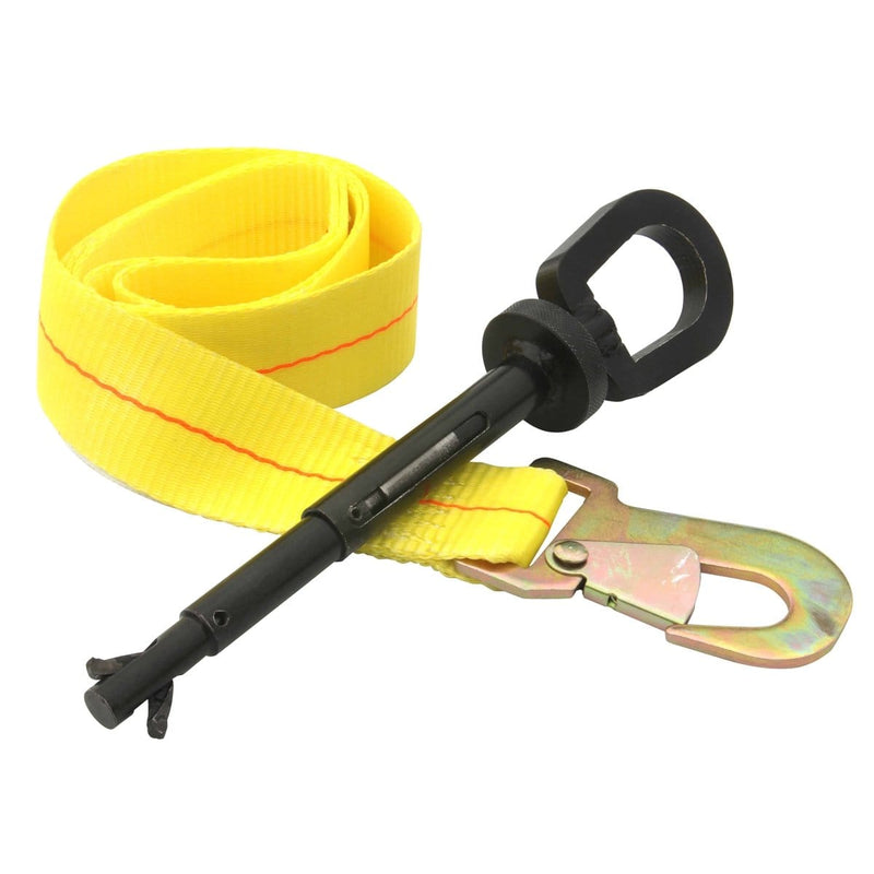 Steck Manufacturing 71490 I Bolt Universal Tow Eye With Safety Strap - Pelican Power Tool