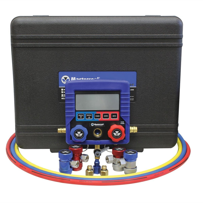 Mastercool 99172 Dual 134A/1234Yf Digital Gauge Set - Pelican Power Tool