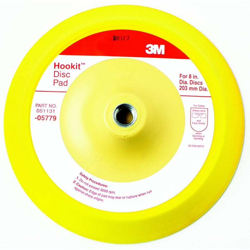 3M 5779 8" PAD HOOK IT 5/8 X 11 THREAD - Pelican Power Tool