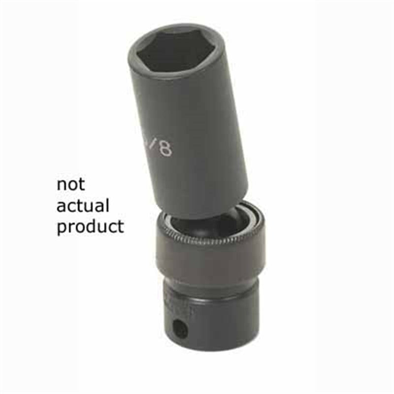Grey Pneumatic 1021UMD 3/8"Dr 21mm Dp Universal Skt - Pelican Power Tool