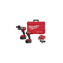 Milwaukee 2997-22 M18 FUEL 2-Tool Combo Kit: Hammer Drill / Impact Driver w/ 2 XC5.0 Batteries Kit - Pelican Power Tool