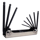 Eklind Tool Company 20919 9-Piece Sae Ball End Fold-Up Hex Key Set - Pelican Power Tool