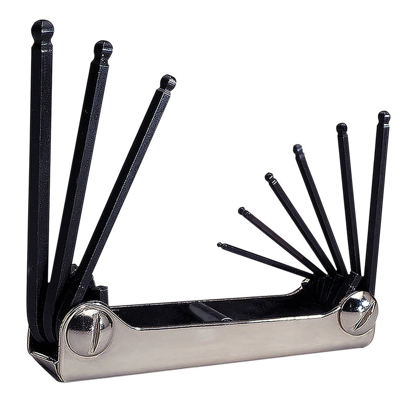 Eklind Tool Company 20919 9-Piece Sae Ball End Fold-Up Hex Key Set - Pelican Power Tool