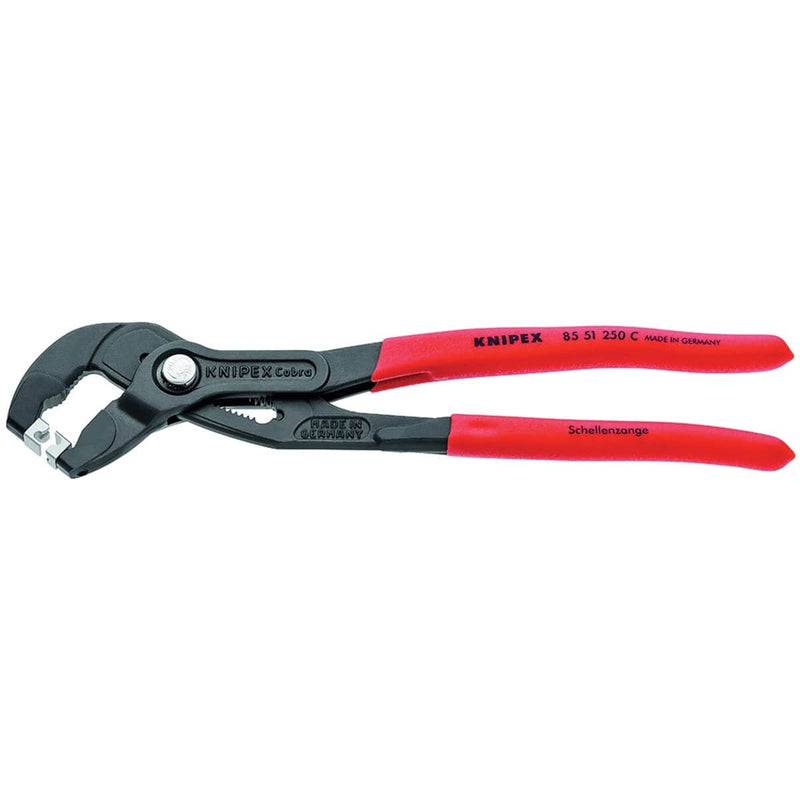 Knipex 85 51 250C 10 Inch Hose Clamp Pliers For Click Clamps - Pelican Power Tool