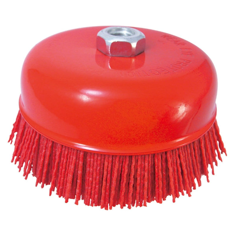 Astro Pneumatic 4546 6" Nylon Bed Brush, Red, 5/8" Thread - Pelican Power Tool