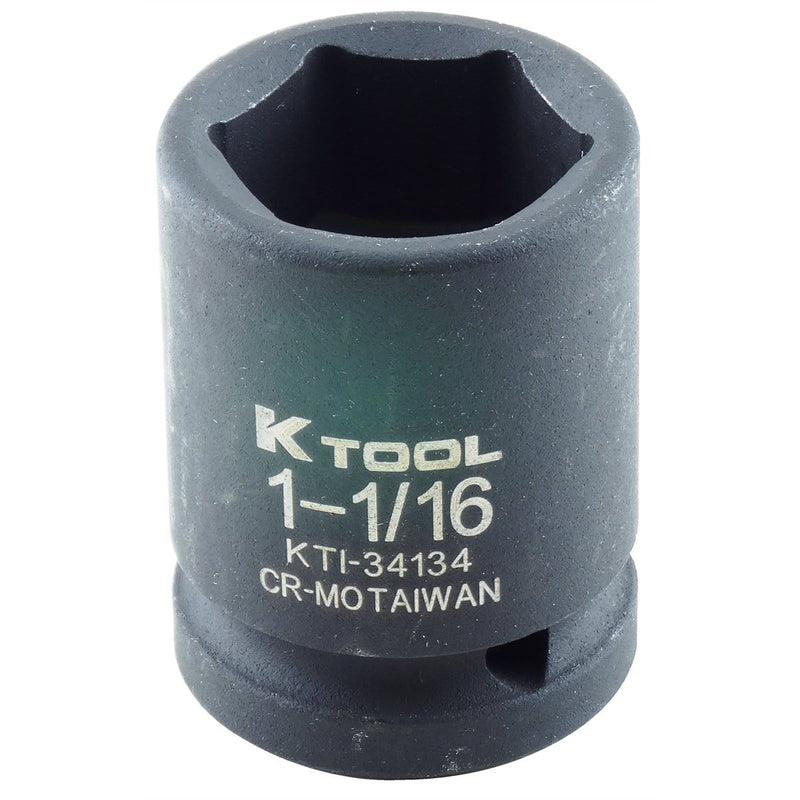 K Tool International KTI-34134 Soc 1-1/16 3/4D Imp 6Pt - Pelican Power Tool