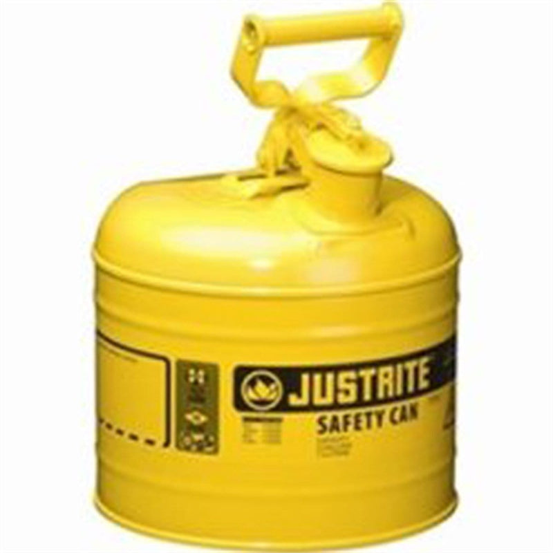 Justrite Mfg. Co. 7125200 2.5G/9.5L Safety Can Yellow - Pelican Power Tool