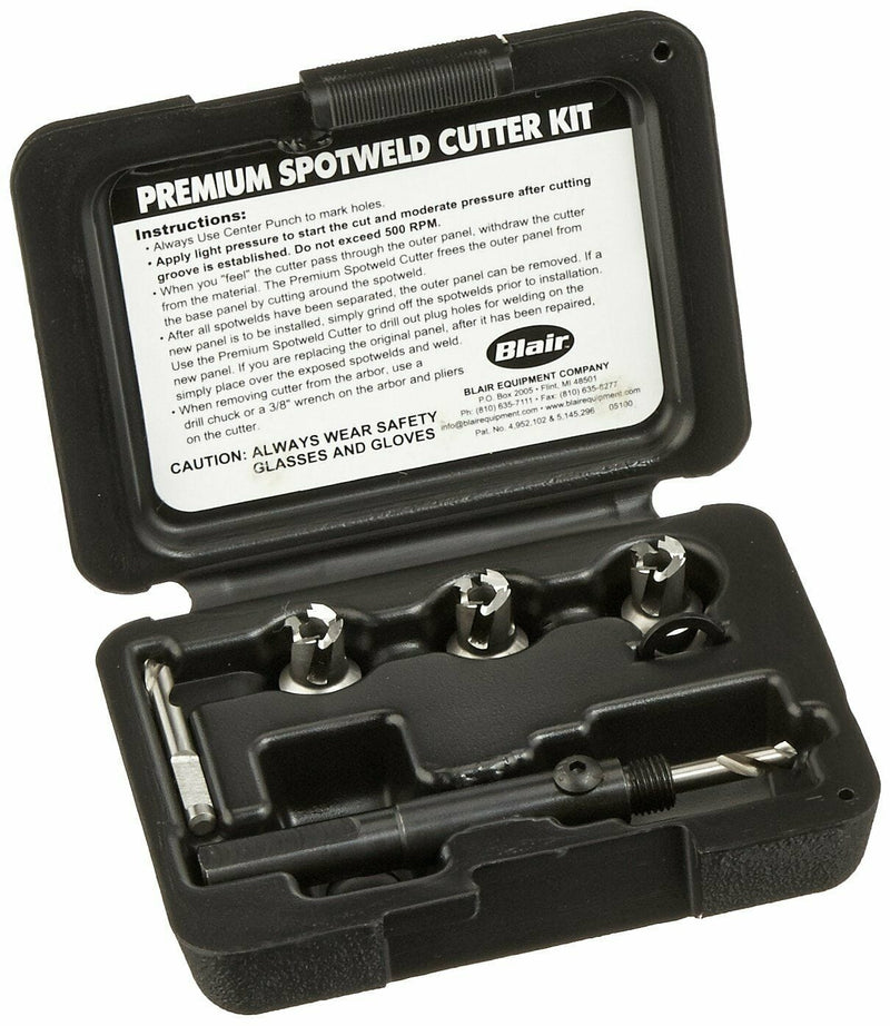 Blair 11096 Spotweld Cutter Set 3 3/8In. Cutters Arbor & Pil - Pelican Power Tool