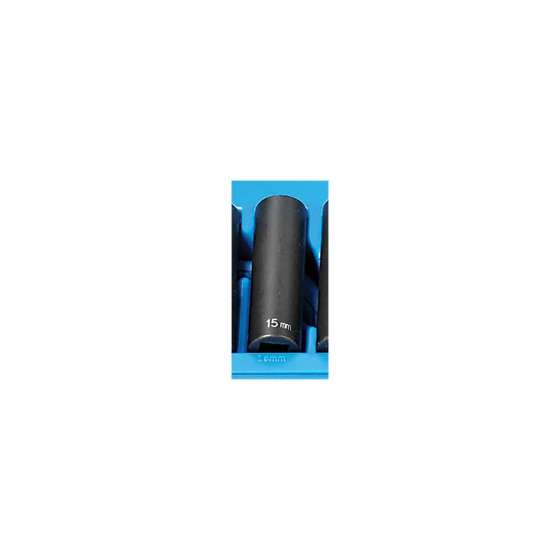 Grey Pneumatic 2115MD 1/2" Drive x 15mm Deep - 12 Point - Pelican Power Tool