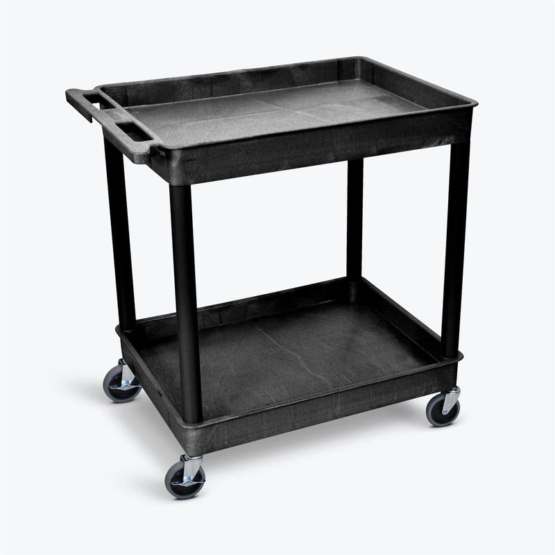 Luxor TC11 2-Shelf Plastic Utility Cart - Pelican Power Tool