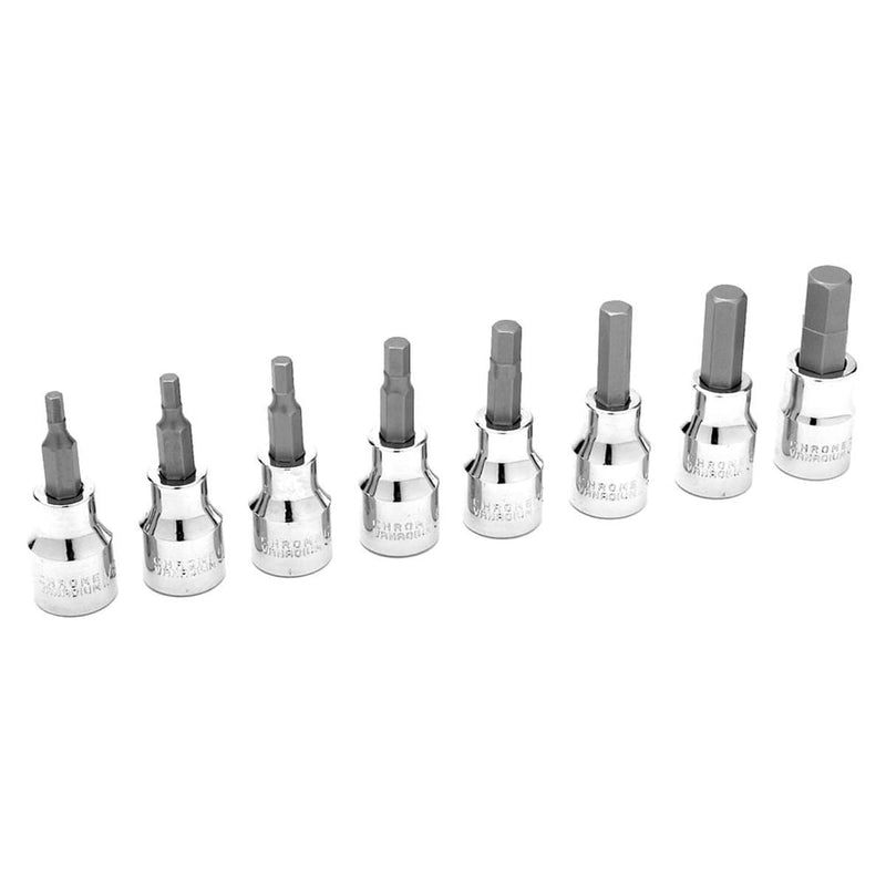 Wilmar Corp. / Performance Tool W38870 8 Pc 3/8'' Dr Sae Hex Bit Set - Pelican Power Tool