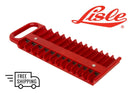 Lisle 40120 Socket Holder Magnetic 1/4In Dr F/26 Sockets Red - Pelican Power Tool