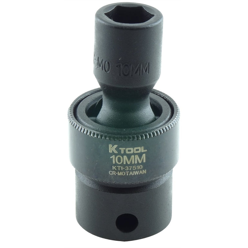 K Tool International KTI-37510 Soc 10Mm 3/8D Imp Univ 6Pt - Pelican Power Tool