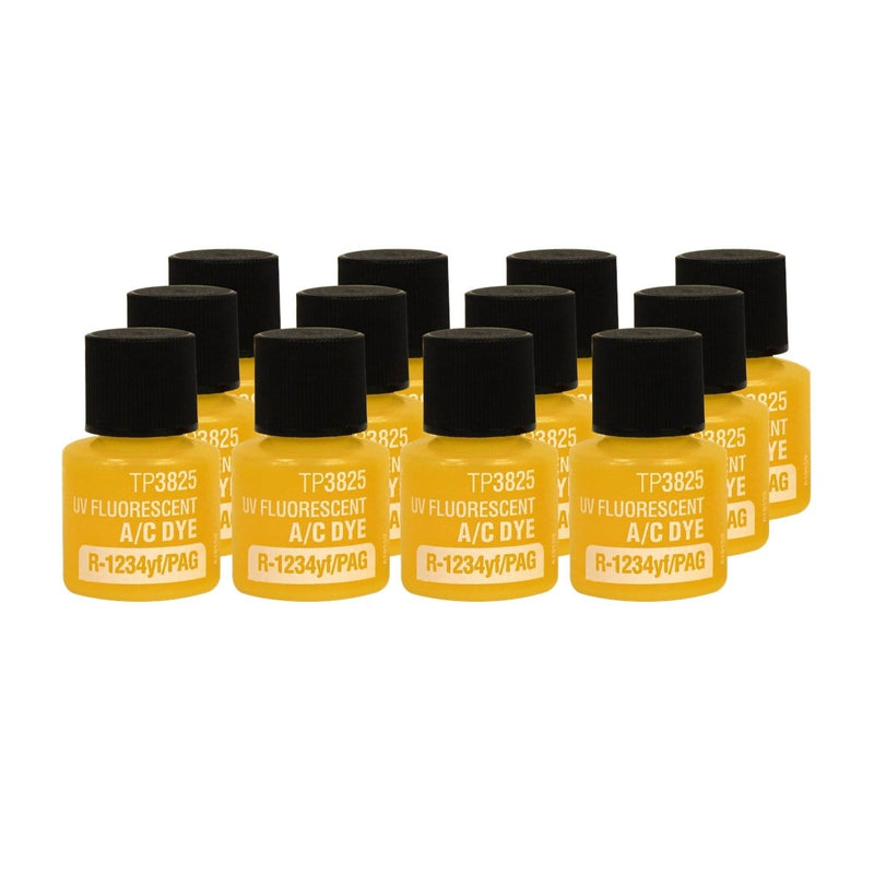 Tracer Products TP3825-P12 R-1234Yf A/C Dye 1/4 Oz Bottles 12 Pack - Pelican Power Tool