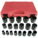 K Tool International KTI-33101 19-Piece 1/2" Dr Short Imp Soc Set - Pelican Power Tool