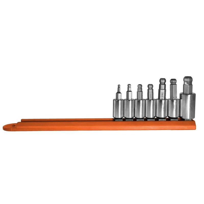 Mayhew 16023 7Pc Metric Ball Hex Socket Bit Set - Pelican Power Tool