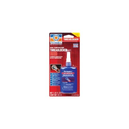 Permatex Inc 27240-CAN Hi-Temp Threadlocker Red Each - Pelican Power Tool