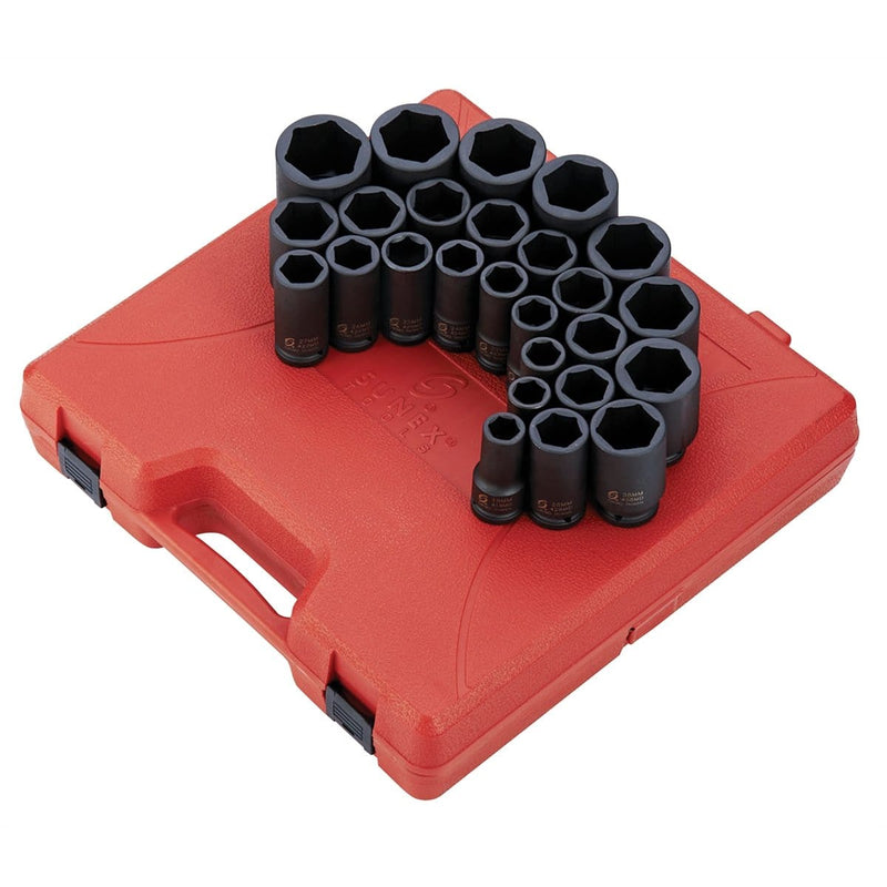Sunex 4693 26-Piece 3/4 In. Drive 6-Point Metric - Pelican Power Tool