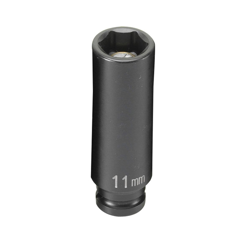Grey Pneumatic 911MDG 1/4 in. Drive x 11mm Magnetic Deep - Pelican Power Tool