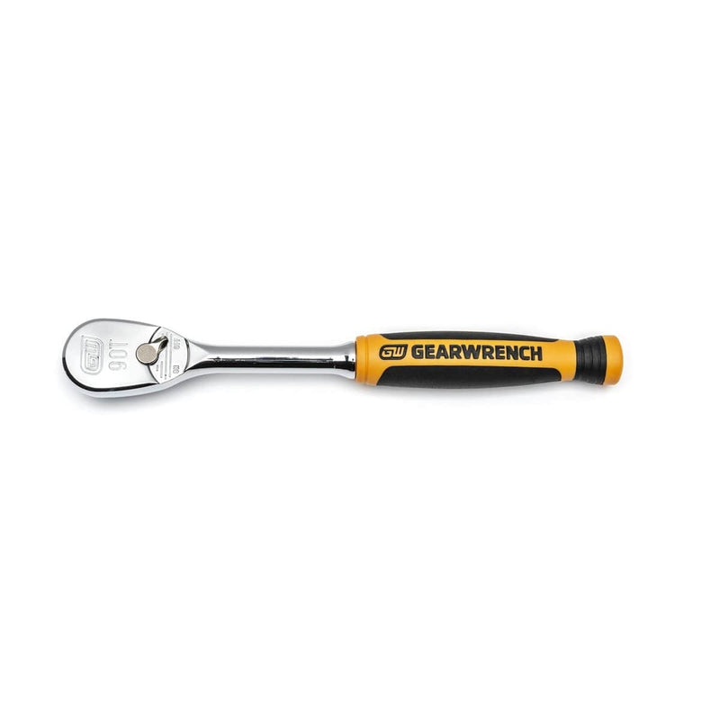 GearWrench 81007T 1/4" Dr 90 Tooth Teardrop Ratchet - Pelican Power Tool