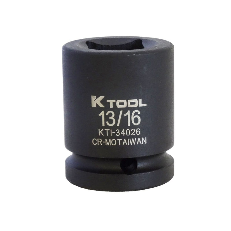 K Tool International KTI-34026 Soc 13/16 3/4D Bdd Whl Imp Sq 4Pt - Pelican Power Tool