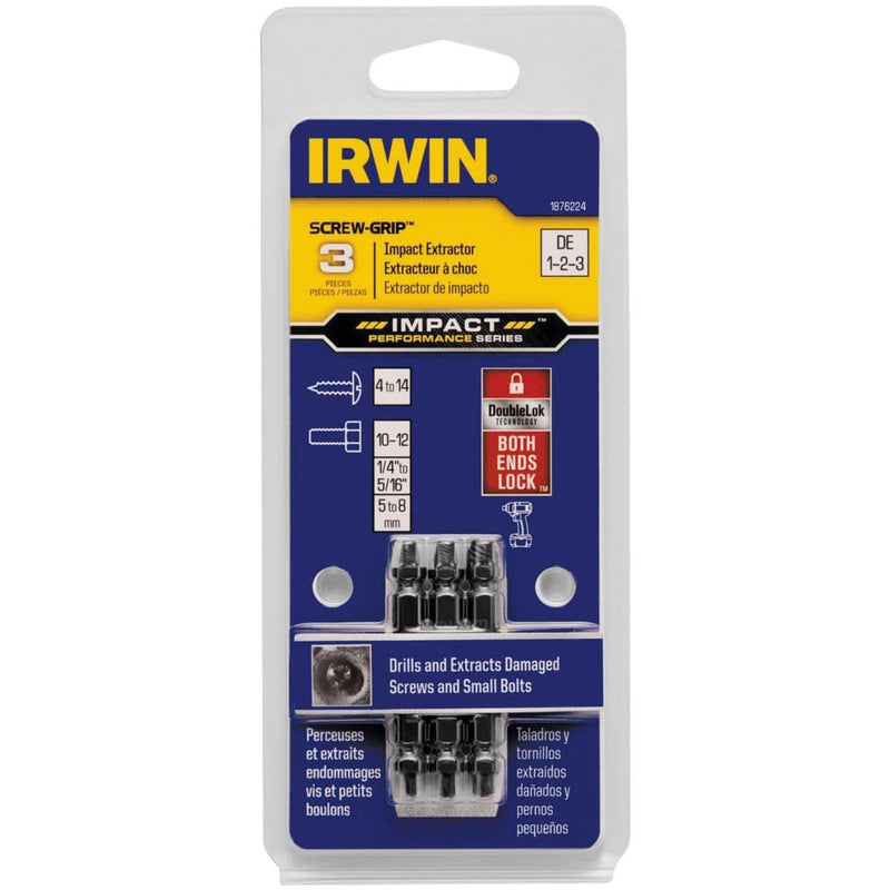 Hanson 1876224 Impact Screw Extractor 3Pc Set - Pelican Power Tool