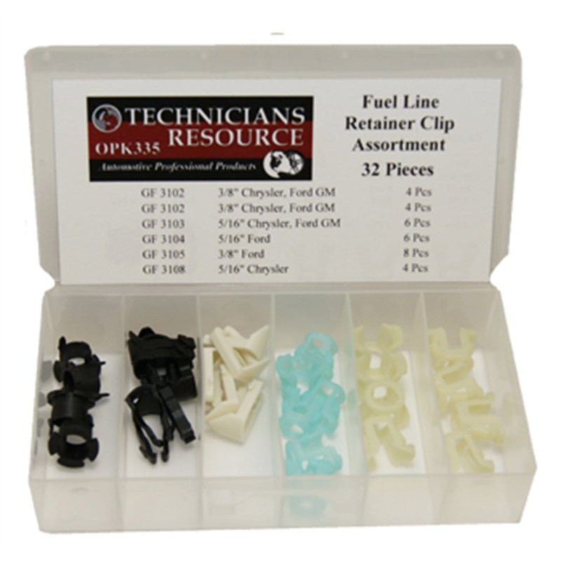 The Main Resource  Fuel Line Retainer Clip Assortment (32-Pc) - Pelican Power Tool