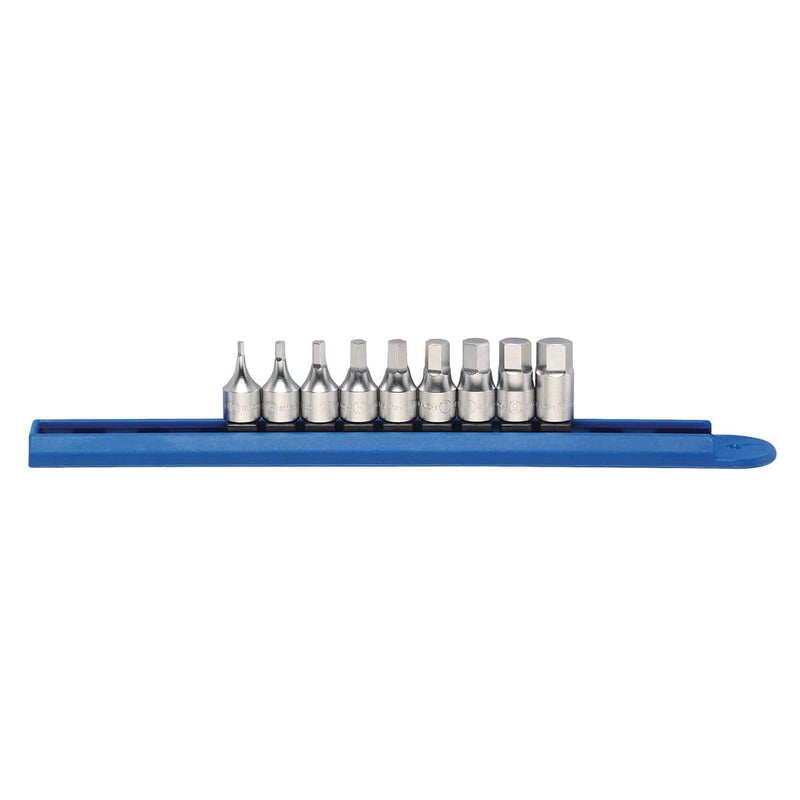 GearWrench 81160 9-Piece 1/4 In. Drive Metric Stubby Hex Bit Set - Pelican Power Tool