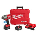 Milwaukee 2863-22 M18 Fuel One-Key 1/2" High Torque Imp Wrench (2) Batt Kit - Pelican Power Tool