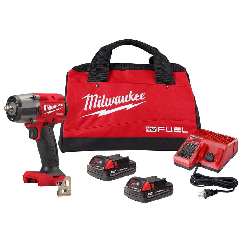 Milwaukee 2960-22CT M18 Fuel 3/8 Mtiw W/ Friction Ring Cp2.0 Kit - Pelican Power Tool