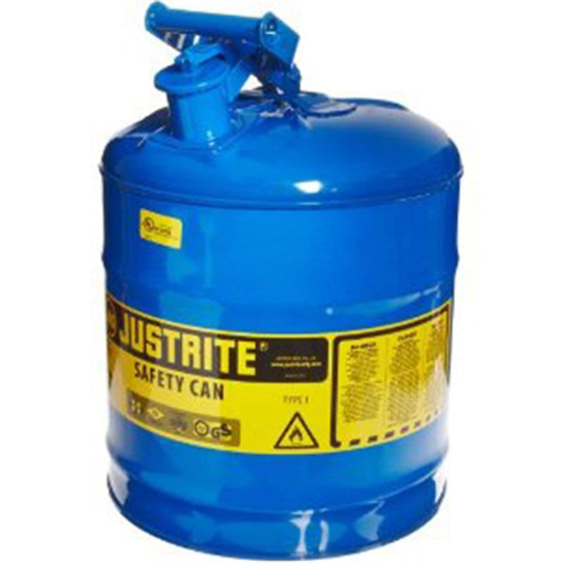 Justrite Mfg. Co. 7150300 5Gal/19L Safety Can Blue - Pelican Power Tool