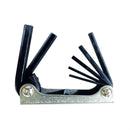K Tool International KTI-71400 Hex Key Set 7 Pc. Folding Sae 1/8In.-3/8In. - Pelican Power Tool