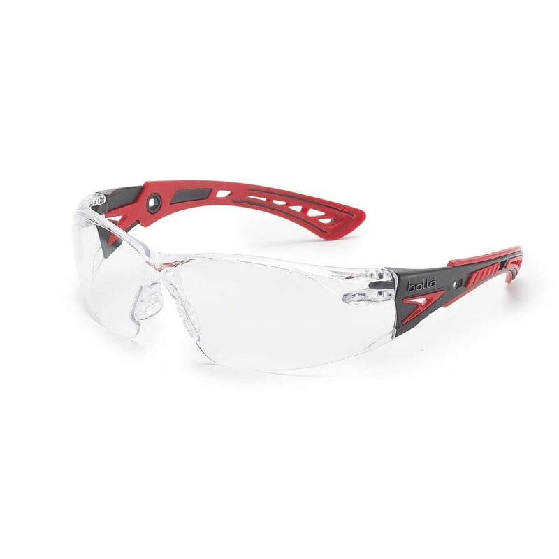 Bolle Safety 41080 Safety Glasses Rush+ Plat Asaf Clear Lens - Pelican Power Tool