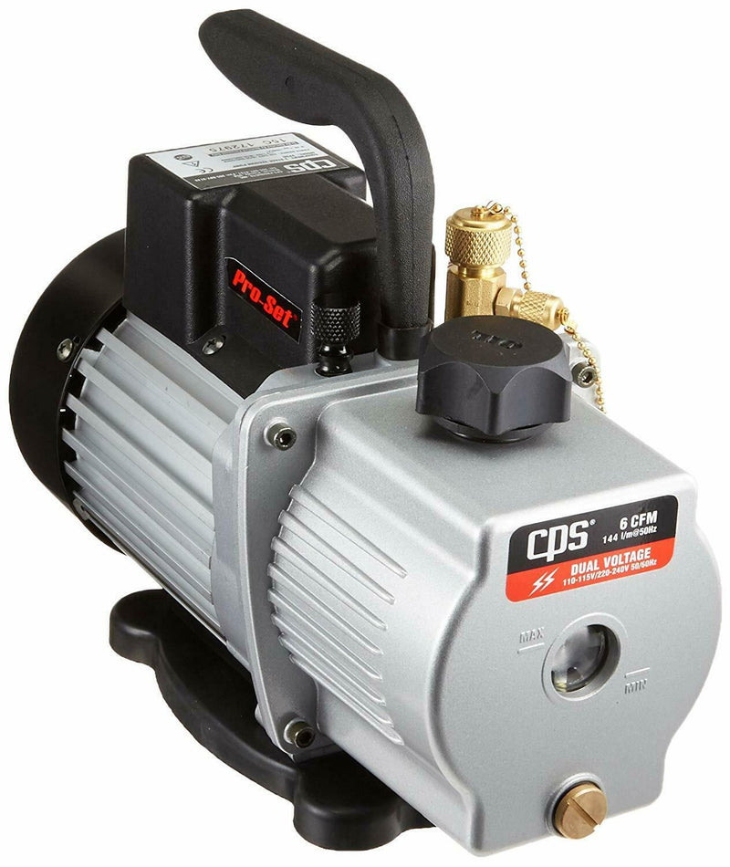 CPS Products VP6D 6 Cfm 2 Stage Vacuum Pump - Pelican Power Tool