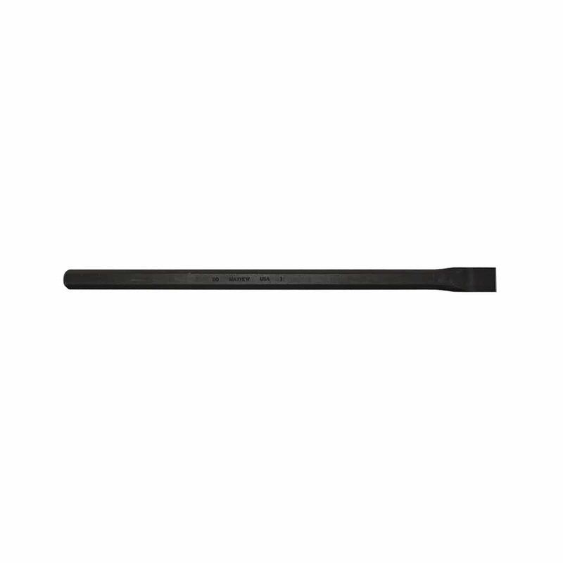 Mayhew 10221 1"X12" Reg Black Oxide Cold Chisel - Pelican Power Tool